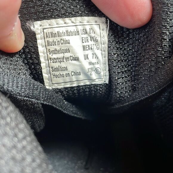 Above the Rim ATR Mens Sz 8.5 Black Gray Mid Top Lace Up Basketball Sneakers - Picture 6 of 11